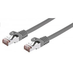 Kabel C-TECH patchcord Cat6, FTP, šedý, 2m CB-PP6F-2