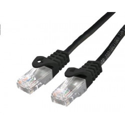 Kabel C-TECH patchcord Cat6, UTP, černý, 2m CB-PP6-2BK