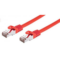 Kabel C-TECH patchcord Cat6, FTP, červený, 2m CB-PP6F-2R