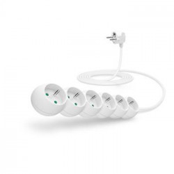 CONNECT IT prodlužovací kabel 230 V, 6 zásuvek, 3 m, bez vypínače...