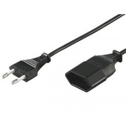 PremiumCord Kabel síťový prodlužovací dvojvidlice 230V 3m kpsm3