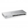 Zyxel XMG-108HP 8 Ports 2,5G + 1 SFP+, 8 ports 100W total PoE++ Desktop MultiGig unmanaged Switch XMG-108HP-EU0101F