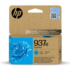 HP 937e EvoMore Cyan Original Ink Cartridge 1650 str 4S6W6NE#CE1