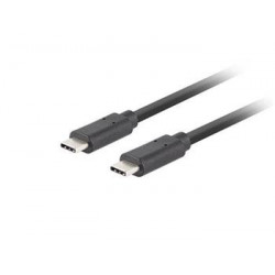 Lanberg USB-C M/M 3.1 GEN 2 kabel 0,5m 10GB/S PD100W černá...