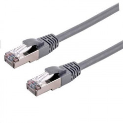 Kabel C-TECH patchcord Cat6a, S/FTP, šedý, 0,5m CB-PP6A-05