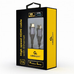 GEMBIRD Kábel HDMI 2.0b Sc/Sc 7,5m AWG26 CCBP-HDMI-7.5M