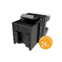 SOLARIX Multipack 24ks Keystone CAT5E UTP RJ45 24xSXKJ-5E-UTP-BK-NA