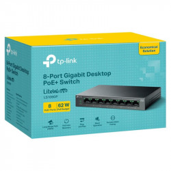 TP-Link LS108GP, Switch 8-Port/1000Mbps/Des/PoE+