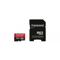 Transcend Micro SDXC karta 128GB Class 10, UHS1 + Adapter TS128GUSDU1