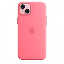 Apple iPhone 15 Plus Silicone Case with MagSafe - Pink MWNE3ZM/A