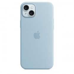 Apple iPhone 15 Plus Silicone Case with MagSafe - Light Blue MWNH3ZM/A