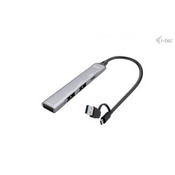  i-tec USB-A/USB-C Metal HUB 1x USB-C 3.1 + 3x USB 2.0...