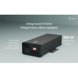 i-tec USB-C/USB-A Metal Charging+Data HUB, 15W per port, 20x USB-C,...
