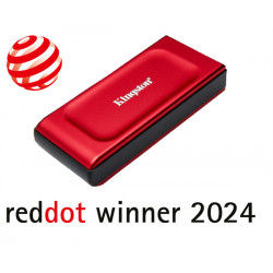 Kingston 1TB externý SSD XS1000 RED Series USB 3.2 Gen 2x2, ( r1050...