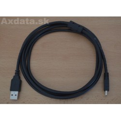 Komunikačný kábel USB A-MINI 1,8m čierny