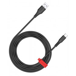 Canyon AC18SC, 1.2 m kábel, USB-A / USB-C, 18 W, čierny CNS-AC18SC12B