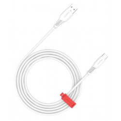 Canyon AC18SC, 1.2 m kábel, USB-A / USB-C, 18 W, biely CNS-AC18SC12W