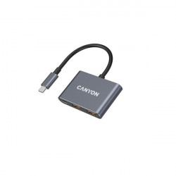 Canyon DS-3, USB-C Hub, 3 porty, 2xUSB-A 10Gbps, 1xUSB-C 10Gbps,...