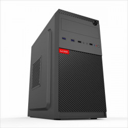 1stCOOL STEP 5, skrinka mATX, USB-C + USB3.0 + 2xUSB2.0, čierna...