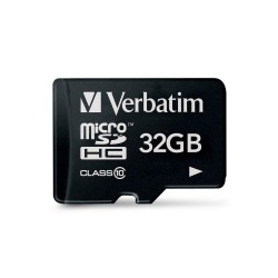 Verbatim Micro SDHC card 32GB Class 10 44013