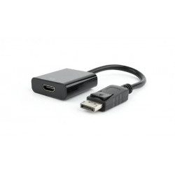 Gembird adaptér DisplayPort (M) / HDMI (F) 10cm kábel, čierny...