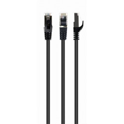 Gembird patch kábel S/FTP Cat. 6A LSZH, 30 m, čierny...