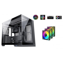 1stCOOL CubeTower DREAMER, skrinka ATX, 3x ARGB ventilátor + radič,...