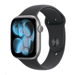 Apple Watch Series 11 GPS 42mm Space Grey Aluminium Case with Black...