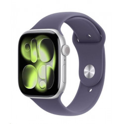 Apple Watch Series 11 GPS 42mm Silver Aluminium Case with Purple...