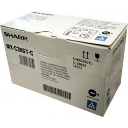 toner SHARP MX-C30GTC Cyan MX-C250/C300/C301/C303/C304 (6000 str.)...