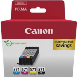 kazeta CANON CLI-571 BK/C/M/Y PACK MG 5750/5751/6850/6851/7750/7751...