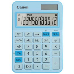 stolová kalkulačka CANON LS-125KB modrá, 12 miest, solárne...