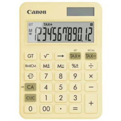 stolová kalkulačka CANON LS-125KB žltá, 12 miest, solárne napájanie...