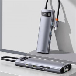 USB hub Baseus typ C multi adaptér - HDMI/USB 3.0x3/USB typ C...
