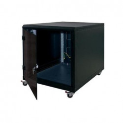 19" kontajner.rozvádzač 12U,hl.1000mm,nosnosť 200kg čierny...