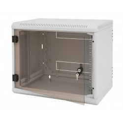Nástenný rack jednodielny 15U (š) 600x (h) 595 perf.dv...