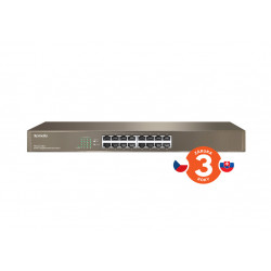Tenda TEG1016G 16-port Gigabit Switch, 16x 10/100/1000 Mb/s,...