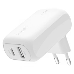 Belkin Charger 42W - 30W USB C + 12W USB-A Dual WCB009vfWH