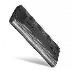 AXAGON EEM2-GTS2, 10Gbps USB-C - M.2 NVMe & SATA SSD kovový THIN...