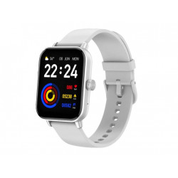 CARNEO Versa HR+/Silver/Šport Band/White 8588009299585
