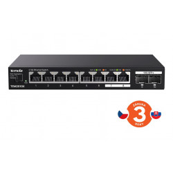 Tenda TEM2010X - Multi-gigabit switch, 8x 2.5G RJ45 + 2x 10G SFP+...