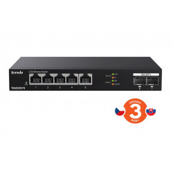 Tenda TEM2007X - Multi-gigabit switch, 5x 2.5G RJ45 + 2x 10G SFP+...