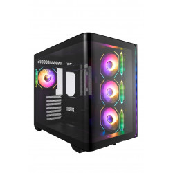 FSP M580-BA/Midi Tower/Transpar./Čierna POC0000254