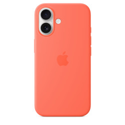 iPhone 16 Silicone Case with MS - Tangerine MDGN4ZM/A
