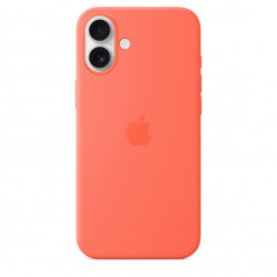 iPhone 16 Plus Silicone Case with MS - Tangerine MDGT4ZM/A
