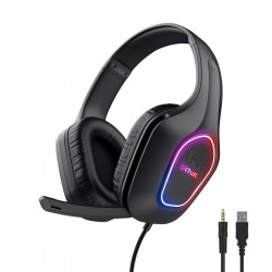TRUST GXT416 ZIROX LED HEADSET BLK 25331