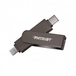 Patriot iLuxe Stick C MFi/512GB/USB 3.2/Lightning + USB-C/Čierna...