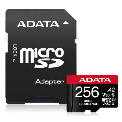 Adata High Endurance/Micro SD/256GB/UHS-I U3 / Class 10/+ Adaptér...