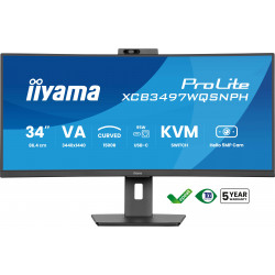 iiyama ProLite/XCB3497WQSNPH-B1/34"/VA/wQHD/120Hz/0,4ms/Black/3R