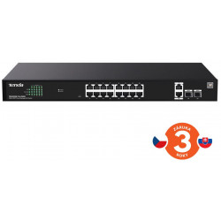 Tenda TEG2220P-16-250W Gigabit Websmart L2 Cloud PoE+ Switch 230W,...